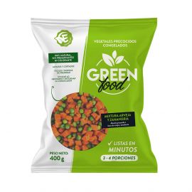 MIX ARVEJA + ZANAHORIA PRECOCIDA CONGELADA GREEN FOOD 400G