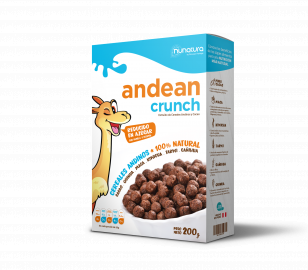 Cereal Andean Crunch Chocolate Nunatura - Caja 200 gr