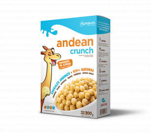 Cereal Andean Crunch Vainilla Nunatura - Caja 200 gr