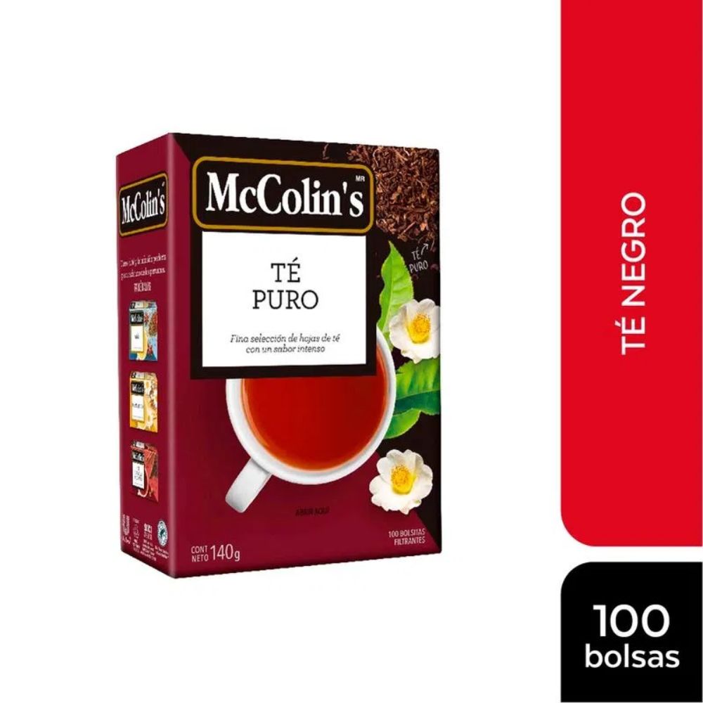 Infusión Té Puro McColin\'s - Caja 100un