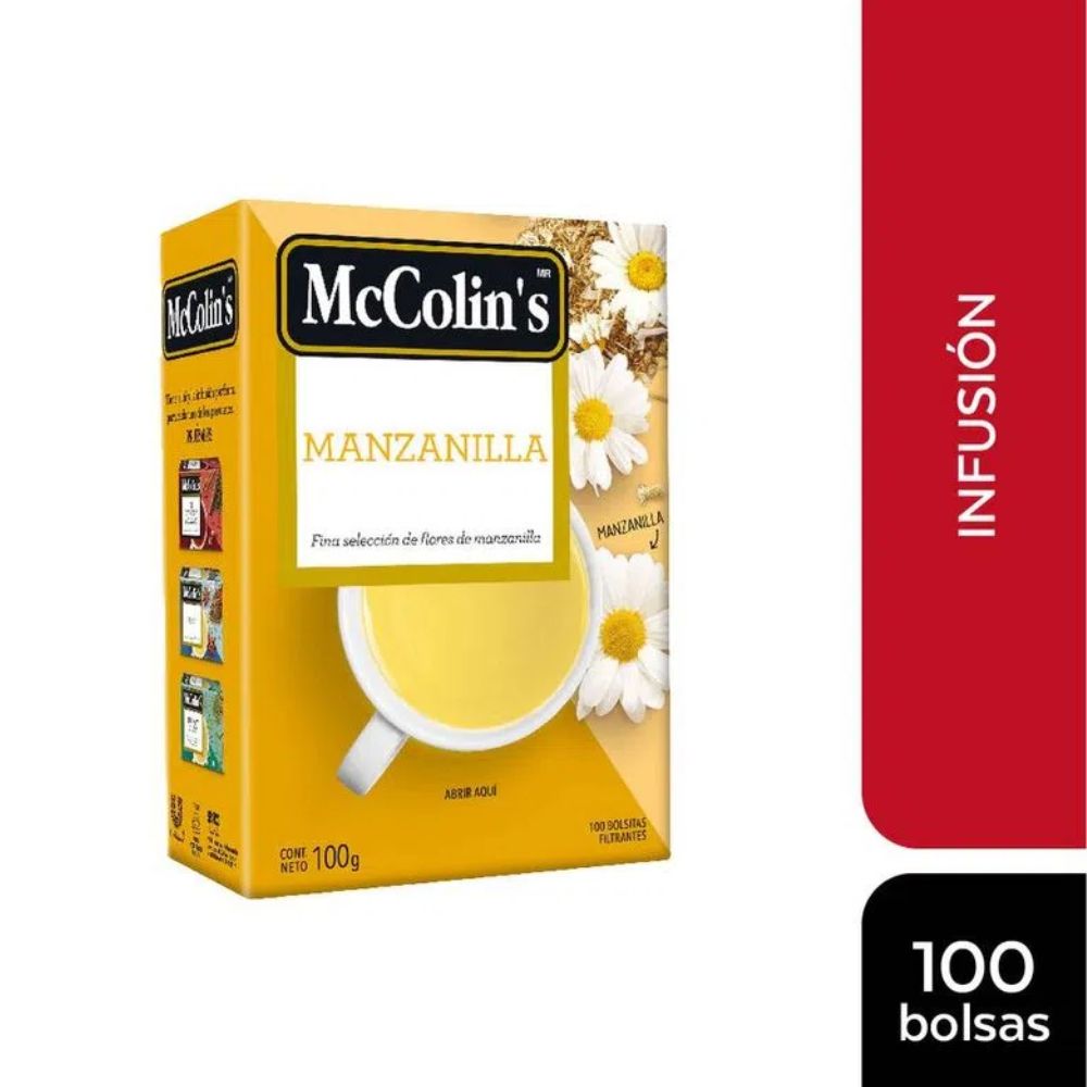 Infusión Manzanilla McColin\'s - Caja 100un
