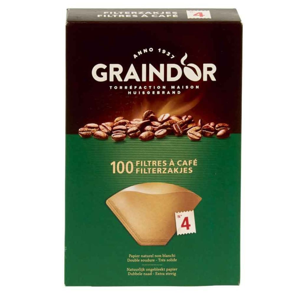 Filtros para Cafetera N°4 Graindor - Caja 100un