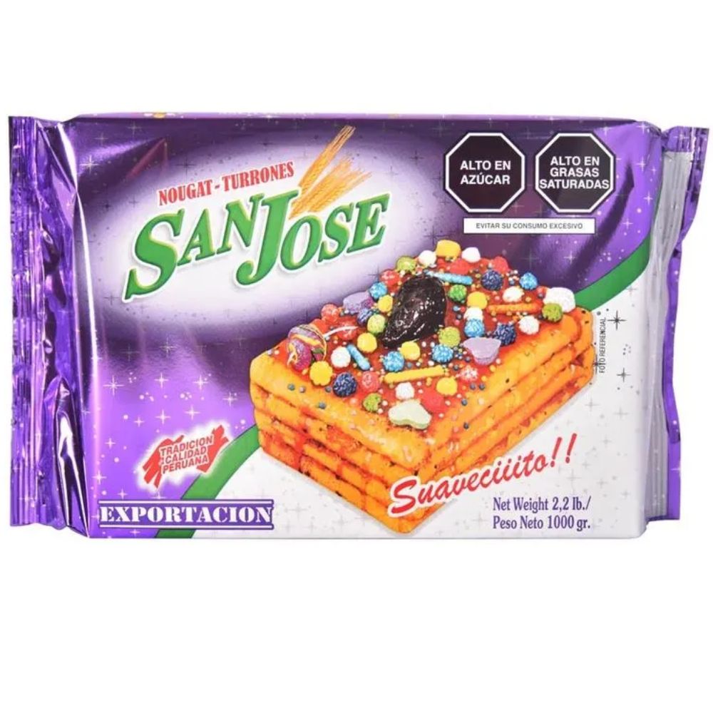 Turrón de Exportación San José - Empaque 1kg