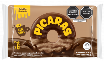 Galletas Picaras Capuchino - Sixpack 38gr