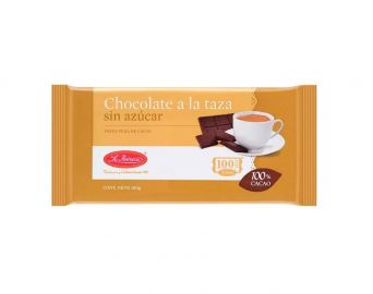 CHOCOLATE PARA TAZA SIN AZÚCAR LA IBÉRICA - TABLETA 100G