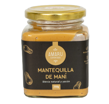 MANTEQUILLA DE MANÍ AMARU SUPERFOODS - 200G