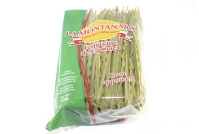 FETTUCCINE DE ESPINACAS LA MONTANARA - BOLSA 500 GR