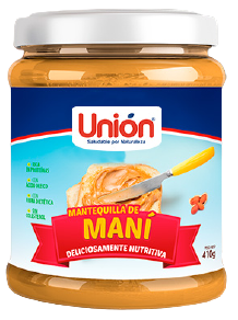 MANTEQUILLA DE MANÍ UNIÓN - FRASCO 410G