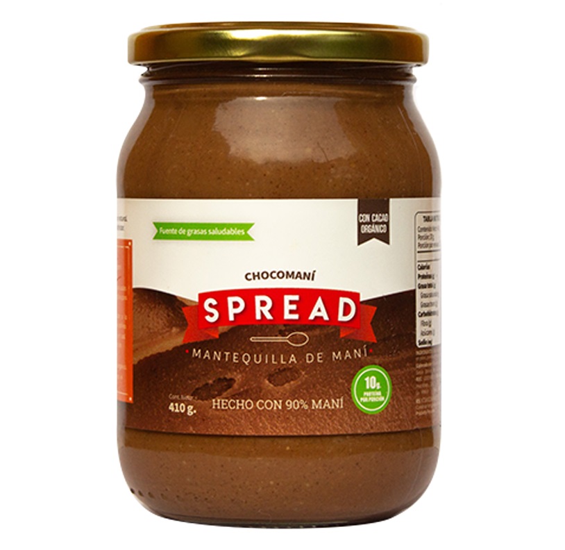 MANTEQUILLA DE MANÍ CHOCOMANÍ SPREAD - ENVASE 410G