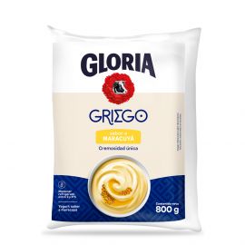 Yogurt Sabor Maracuya Griego Gloria - Bolsa 800 Gr
