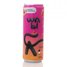 Bebida Wabi Sandía Fresa - Lata 355ml