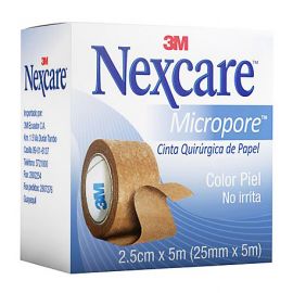 Micropore color Piel 3M Nexcare 2.4cm x 5m